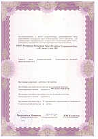 Лицензия на осуществление мед. деятельности (2 стр.)